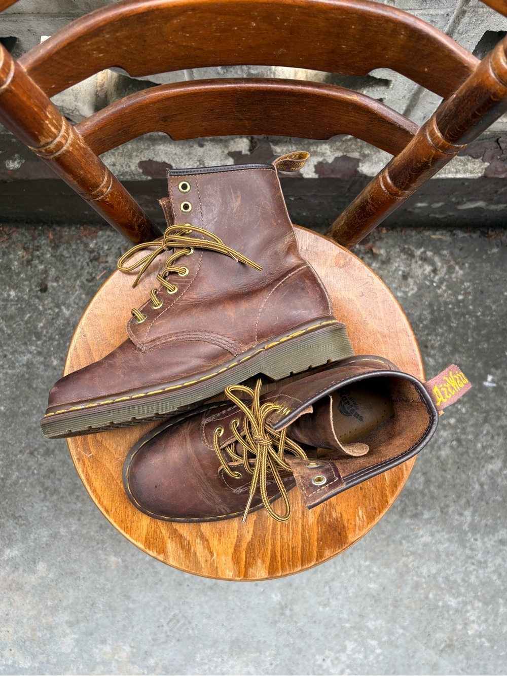Dr. Martens Brown Leather Boots